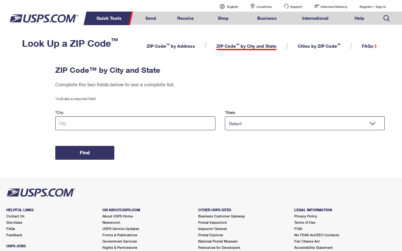 USPS Modesto ZIP directory lookup for postal coverage